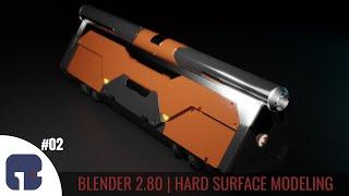 #02 - Blender 2.80 - Hard Surface Modeling Timelapse