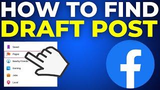 How To Find Draft Post On Facebook (2024)