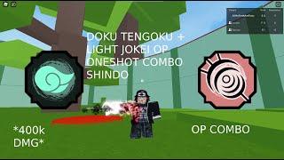 DOKU TENGOKU + LIGHT JOKEI OP ONESHOT COMBO | Shindo Life Roblox