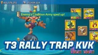 Rally Trap KvK | 3 Way KvK Highlights | Lords Mobile