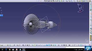 how to draw a turbojet engine using catia. (TOP DOWN METHOD)