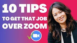 10 tips to ACE your Zoom interview.. and get the job! #zoom #feisworld