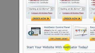How to buy a website domain from Hostgator!