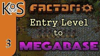 Factorio: Entry Level to Megabase Ep 3: AUTOMATING GREEN & RED SCIENCE - Tutorial Series Gameplay