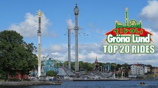 Top 20 Rides at Grona Lund