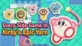 Every Side Game in Kirby's Epic Yarn