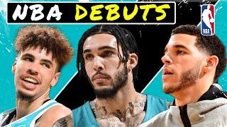 BALL BROTHERS NBA DEBUTS (LONZO, LIANGELO & LAMELO)