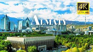 Beautiful & Largest City of Kazakhstan, Almaty  in 4K ULTRA HD 60FPS Video by Drone