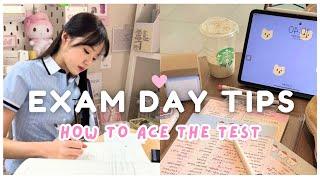 Exam day tips and tricks ~ ace the test ‧₊˚彡