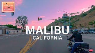 Relaxing Drive on PACIFIC COAST HIGHWAY in Malibu at Sunset time | ASMR | calming |