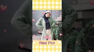 Long Cardi Knit Racun Shopee Haul #shorts #shopeehaul #haul #shopeeid #racuntiktok