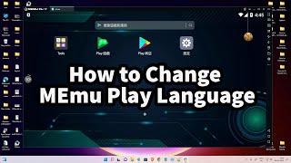 How to Change MEmu Play Language