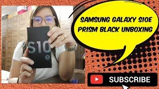 Samsung Galaxy S10e Prism Black Unboxing