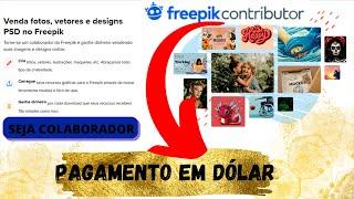 COMO GANHAR DINHEIRO ONLINE COM A PLATAFORMA DA FREEPIK #freepik - #ganhardinheiro #VDS #tutorial