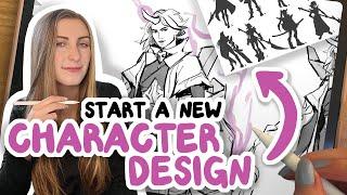 How I Start Designing a New Character | Part 1 My Character Design Process
