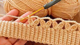 Unique and easy crochet pattern for beginners is unusual for baby blankets and bags. crochet