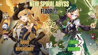 Navia And Emilie | New Spiral Abyss | Genshin Impact