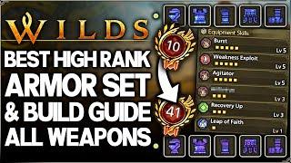 Monster Hunter Wilds - Best Armor Sets For High Rank Progression - Easy FAST HR 41+ On All Weapons!