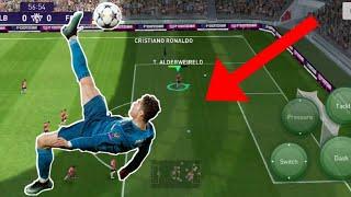 This is how acrobatic shot looks in pes mobile 2021  