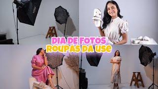 VLOG: MINHA PRIMEIRA VEZ FAZENDO FOTOS NO STUDIO | FOTOS PARA O SITE DA LOJA 🩷