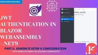 Complete Authentication Application with JWT Token in .NET9 -ADMINLTE Setup and Configuration ️ 