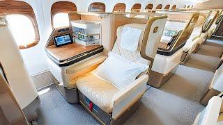 Emirates New 777-300ER Business Class vs A380 Business Class | Tokyo to Barcelona