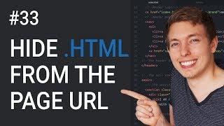 33: How to Remove the Page File Extension From the URL | Learn HTML & CSS | HTML Tutorial | mmtuts