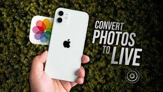 How to Convert Still Photo to Live Photo (tutorial)