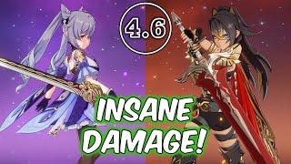 Keqing & Dehya Sayu | Spiral Abyss 4.6 Floor 12 | Full Star Clear