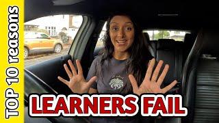 TOP 10 Reasons Why Learner Drivers FAIL Their Driving Test in 2024