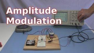 Amplitude Modulation with Simple AM Radio Transmitter