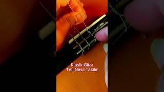 Klasik Gitar Teli Nasıl Takılır?  #guitar #guitarlesson #gitar #gitardersi #keşfet