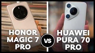 Honor Magic 7 Pro VS Huawei Pura 70 Pro| Unexpected Results | Detailed Analysis.