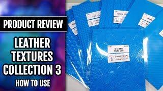 New Product Review. Handmade silicone textures. Leather imitation. Super thin texture sheets.