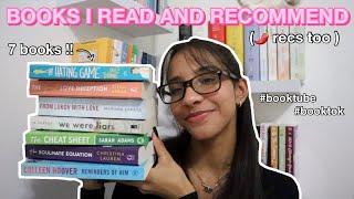 BOOKS I READ AND RECOMMEND ( recs too) | ep.  2