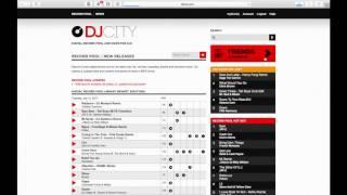 DJcity MP3 Record Pool Video Talkthrough