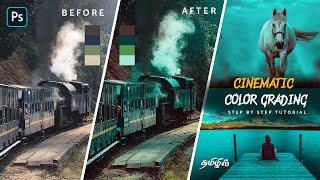 Cinematic color grading Photoshop Camera raw filter Tutorial