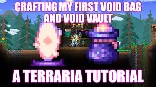 How To Craft The Void Vault And Void Bag - Terraria #tutorials