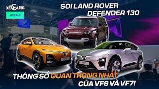 Vinfast Vf6,Vf7 công bố hiệu năng của xe và thời gian mở bán. Land Rover Defender 130 ra mắt | News