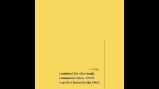 what is ASCII (American Standard Code For Information Interchange) #ctr