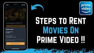 How to Rent Movies on Prime Video !