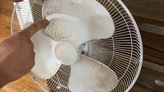 How to deep clean a dirty fan in just 5mins