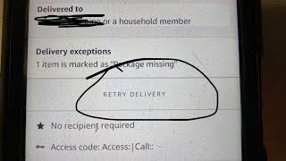 How To Re-Attempt Packages For Amazon Delivery! #amazon #amazondelivery #amazonprime