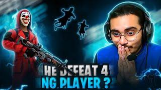 Can't Believe  He Defeated 4 NG Player's  Testing 2X Speed+Accuracy God  Garena Free Fire