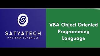 Why VBA Object Oriented Programming