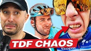 Fan Breaks Soudal Rider’s Teeth + Cavendish Has A HUGE Problem – Wild Ones Pro Show TdF Stage 1