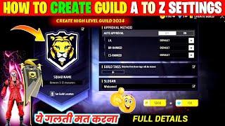 How To Make New Guild Free Fire | Guild Kaise Banaye Free Fire Mein | How To Create Guild Free Fire