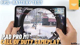 Apple iPad Pro M1 2021 Call of Duty Gaming test | Apple M1, 8GB RAM