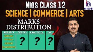 NIOS Marks Distribution all subjects | Practical Subjects, TMA Weightage