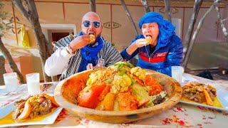 Best Moroccan Food!!  Homemade Couscous!